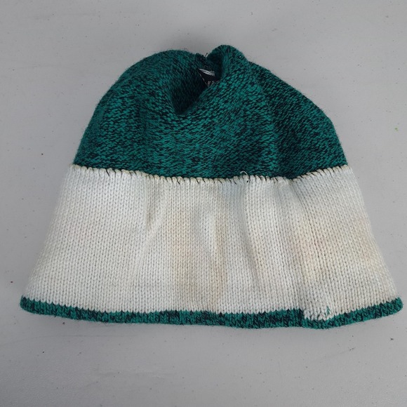 Vintage LL Bean Husky Dog Wool Hat One Size Green Beanie Lined USA Winter 90s - Picture 13 of 16